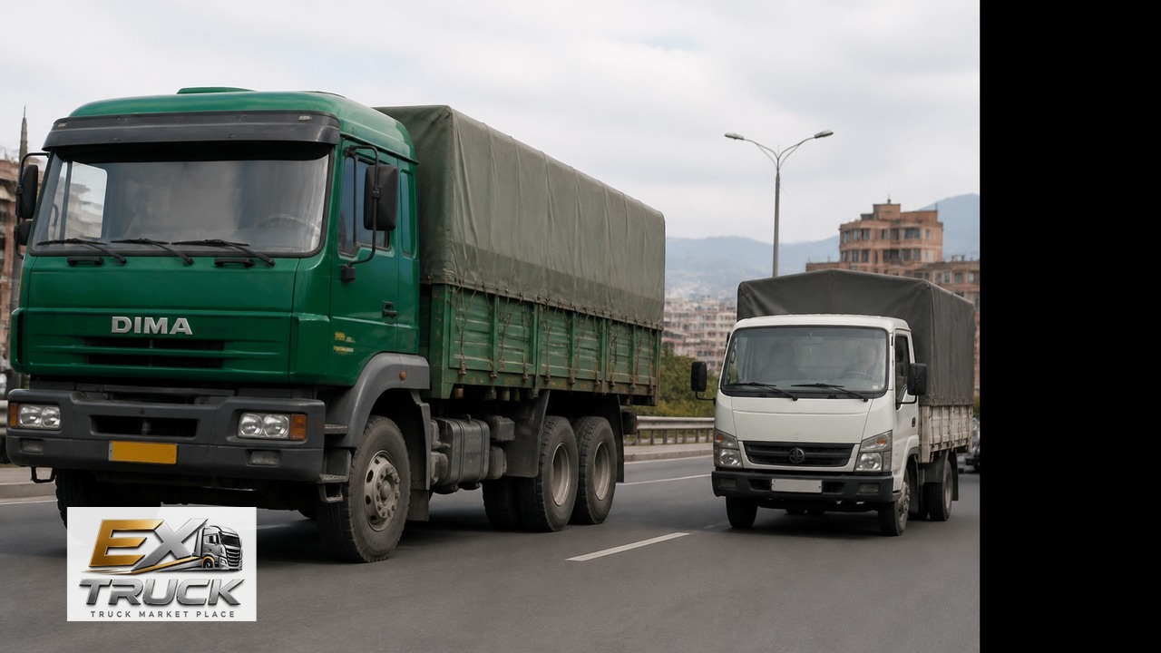 مقایسه بصری دیما ۱۹ تن و فورس ۶ تن — اکستراک